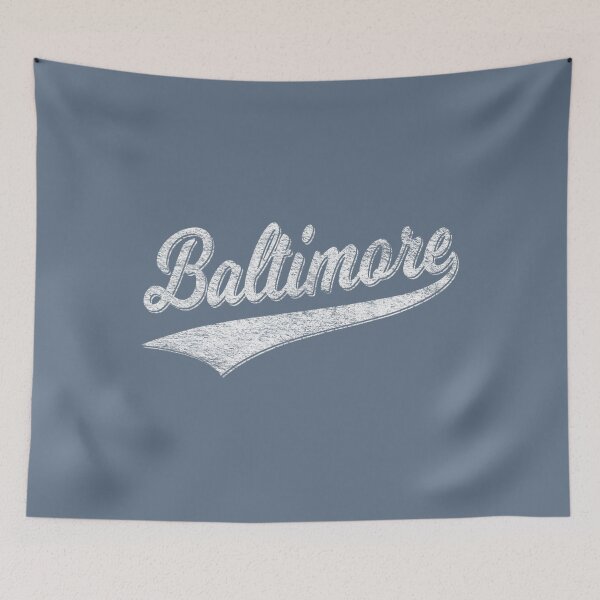 Item preview, BALTIMORE MARYLAND SCRIPT BASEBALL SPORTS JERSEY FLAG SWOOSH 		 designed and sold by zxmxrtqyilu70.