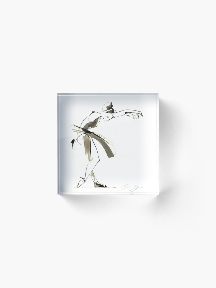 Alternate view of Dance Drawing Acrylic Block