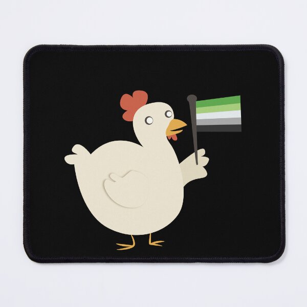 Item preview, aromantic pride flag chicken designed and sold by plotDriving-NPC.