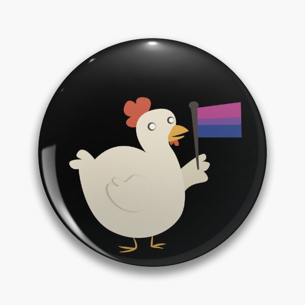 Item preview, bi pride flag chicken designed and sold by plotDriving-NPC.