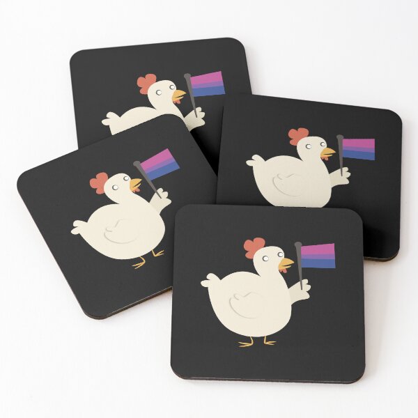 Item preview, bi pride flag chicken designed and sold by plotDriving-NPC.