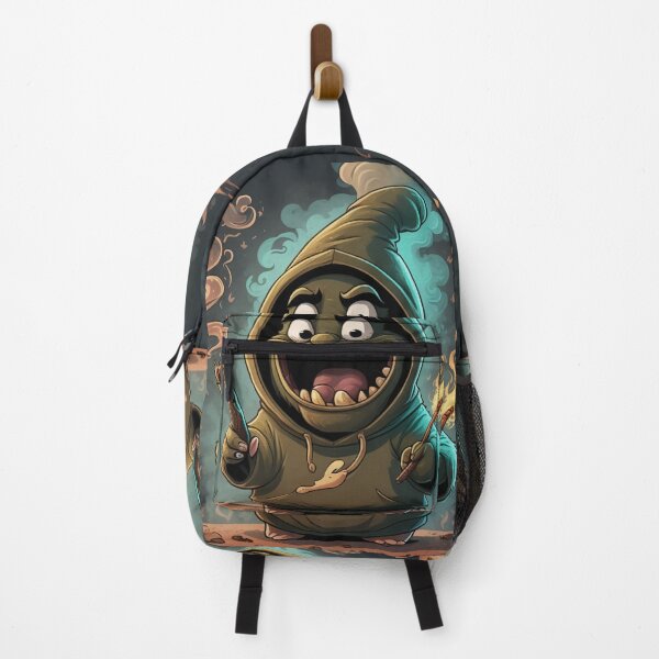 Item preview, cartoon smiling monk hooded monster is a ghost designed and sold by michelehedin.