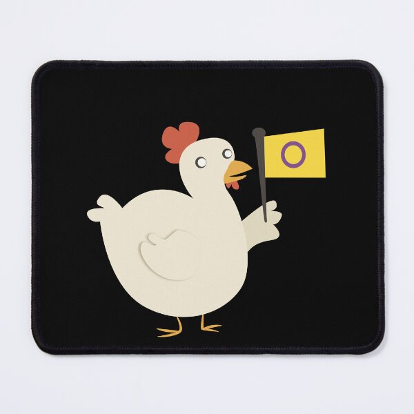Item preview, intersex pride flag chicken designed and sold by plotDriving-NPC.