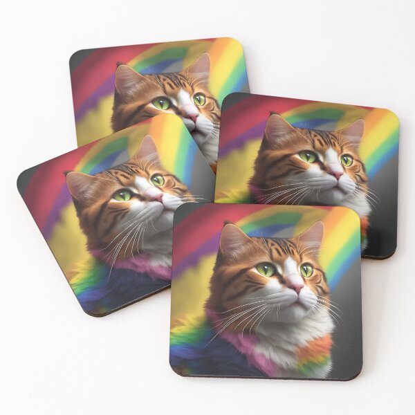 Item preview, Pride, cat pride, colorful,  rainbow,  flag designed and sold by KiraChie.