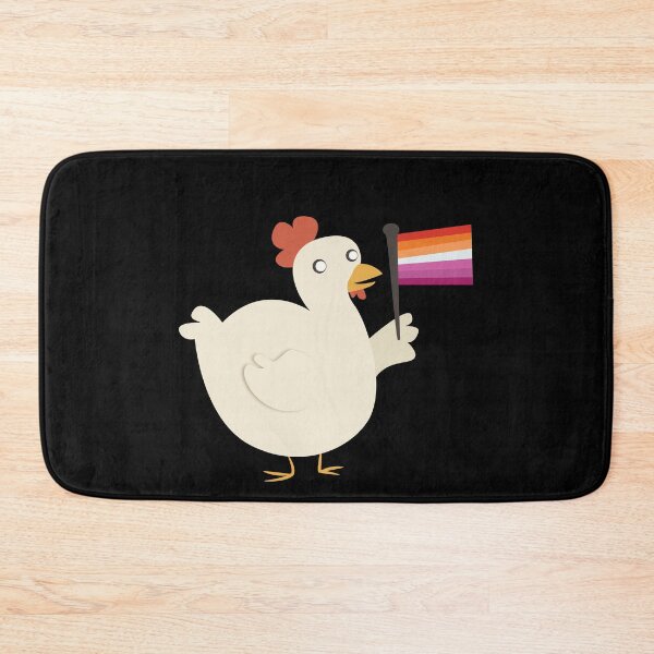 Item preview, lesbian pride flag chicken designed and sold by plotDriving-NPC.