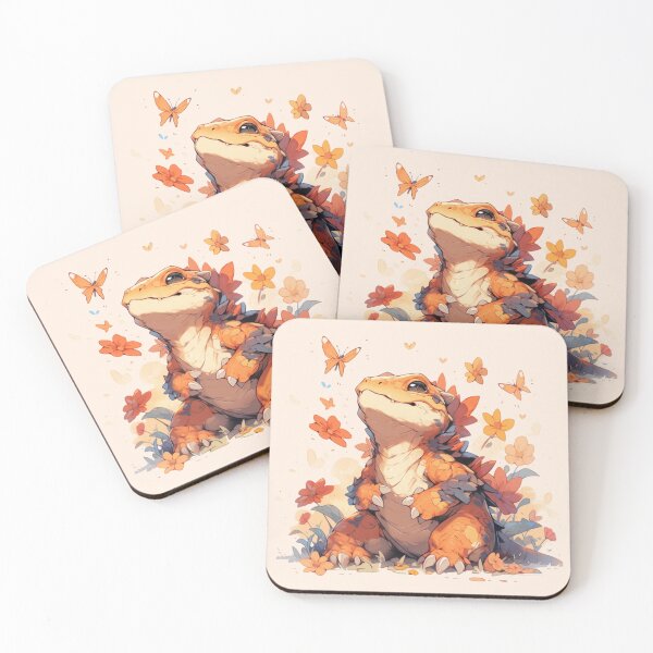 Item preview, Cute little dragon with butterflies! designed and sold by HydraDreams.