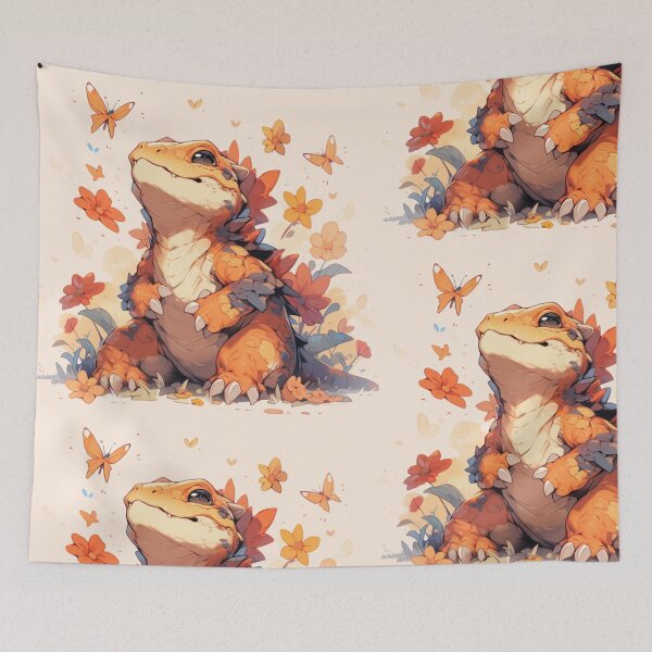 Item preview, Cute little dragon with butterflies! designed and sold by HydraDreams.