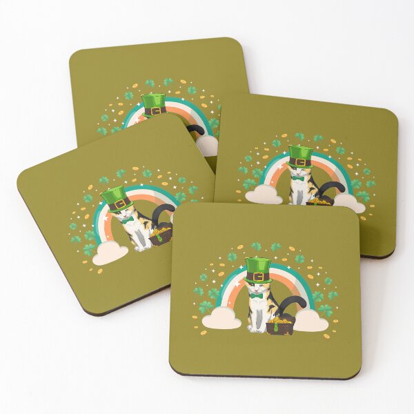 Item preview, Cat St Patricks Day Rainbow Leprechaun 		 designed and sold by xtqzdpfove44.