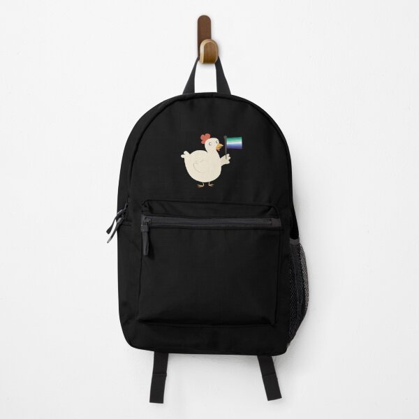Item preview, gay (mlm) pride flag chicken designed and sold by plotDriving-NPC.