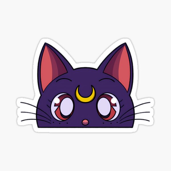 Sailor Moon Cats Stickers. Sailor Moon Sticker. Waterproof