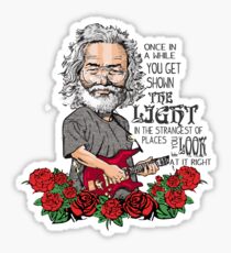 Jerry Garcia Scarlet Begonien Sticker