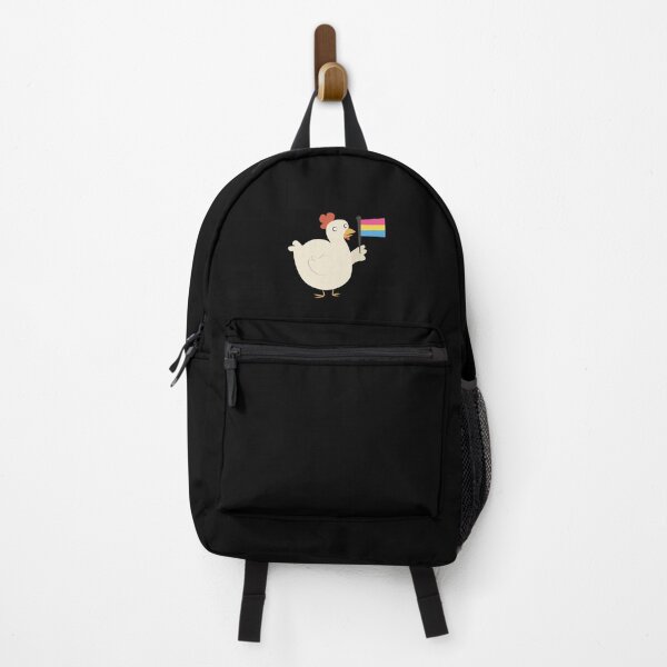 Item preview, pan pride flag chicken designed and sold by plotDriving-NPC.