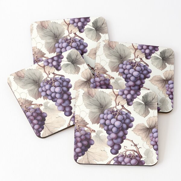 Item preview, Grapes vintage illustration designed and sold by enipra.