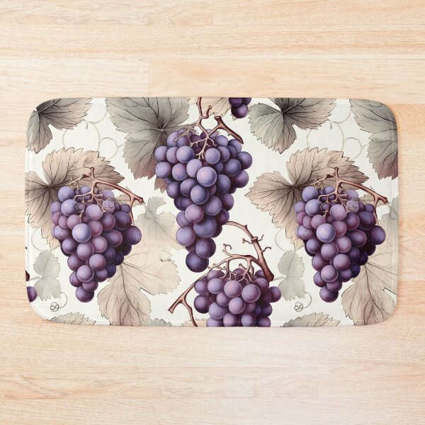 Item preview, Ilustración vintage de uvas designed and sold by enipra.