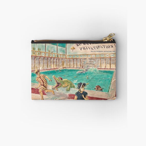 Item preview, Squat in bourgeois swimming pools – water privatisation and ecology designed and sold by Loki Propagandart.