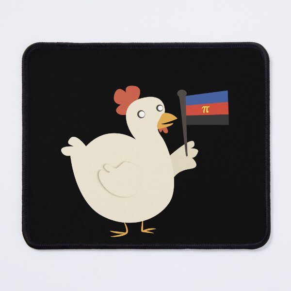 Item preview, polyamorous pride flag chicken designed and sold by plotDriving-NPC.