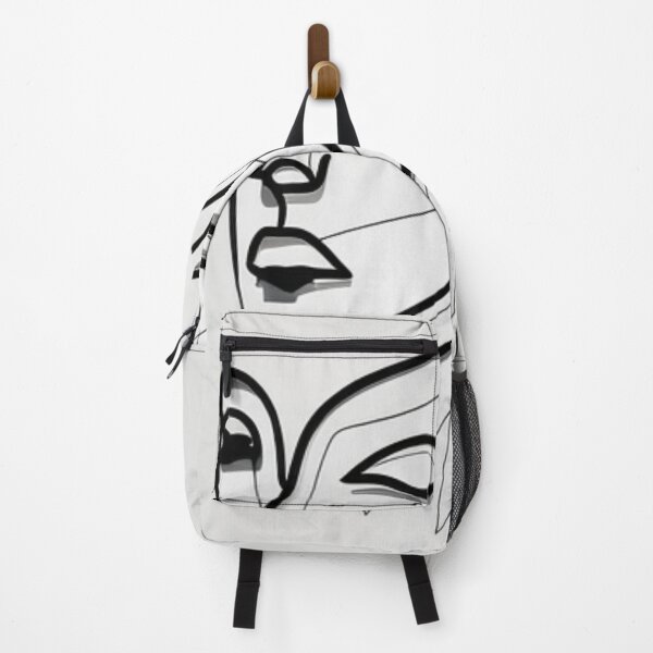 Item preview, One line simple face drawing, black line designed and sold by GM-designs0.
