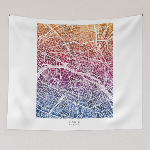 Item preview, Paris France City Map designed and sold by ArtPrints.