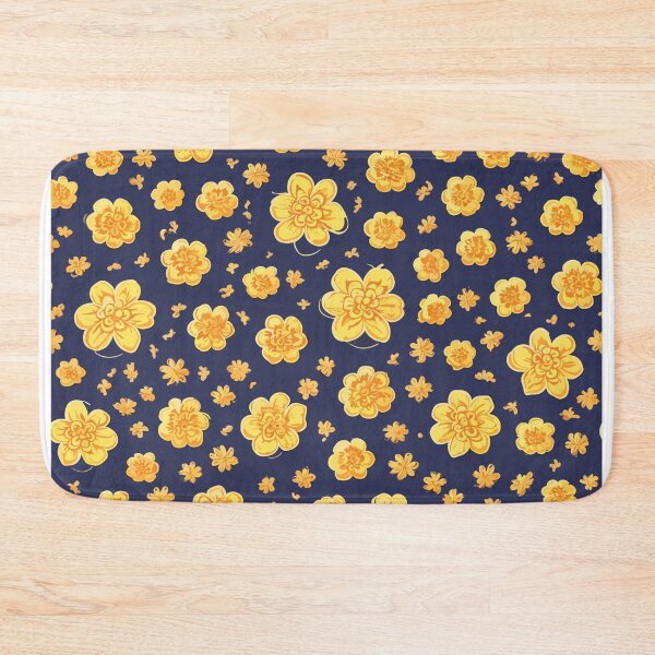 Item preview, Golden flower aesthetic floral seamless flowers pattern designed and sold by sreenandhan.