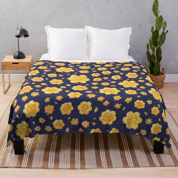Item preview, Golden flower aesthetic floral seamless flowers pattern designed and sold by sreenandhan.