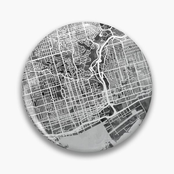 Item preview, Toronto Street Map designed and sold by ArtPrints.