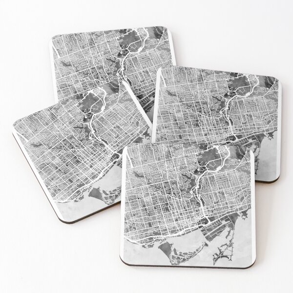 Item preview, Toronto Street Map designed and sold by ArtPrints.