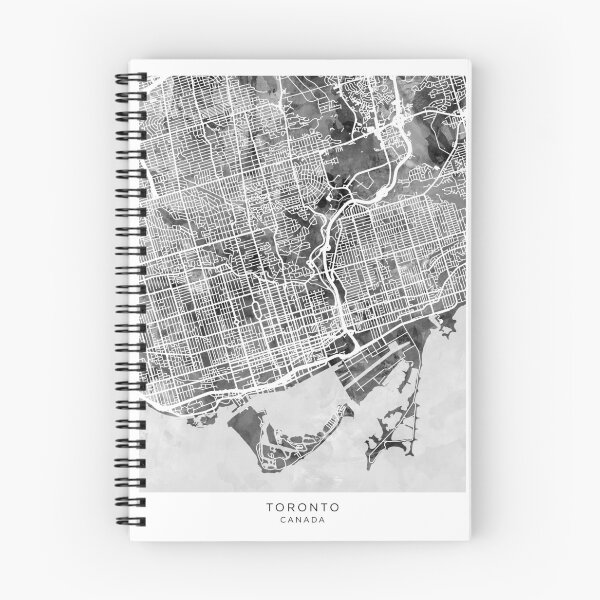 Item preview, Toronto Street Map designed and sold by ArtPrints.