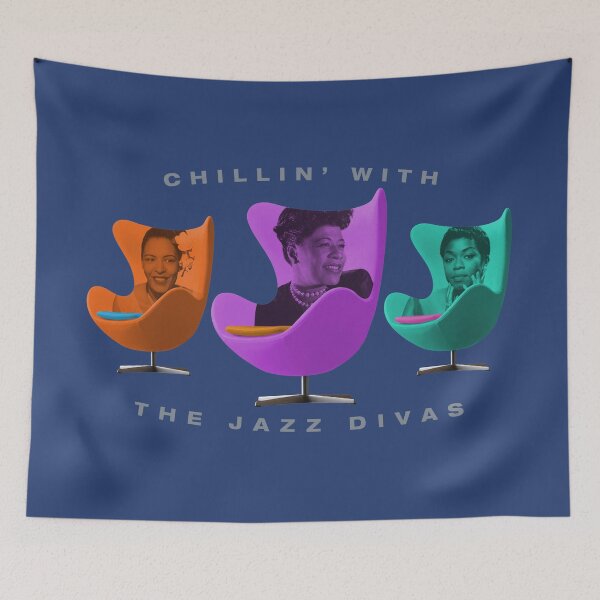 Artikelvorschau, Chillin' With The Jazz Divas entworfen und verkauft von TIGERDAVER.
