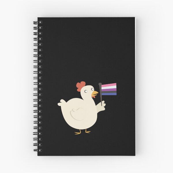 Item preview, genderfluid pride flag chicken designed and sold by plotDriving-NPC.