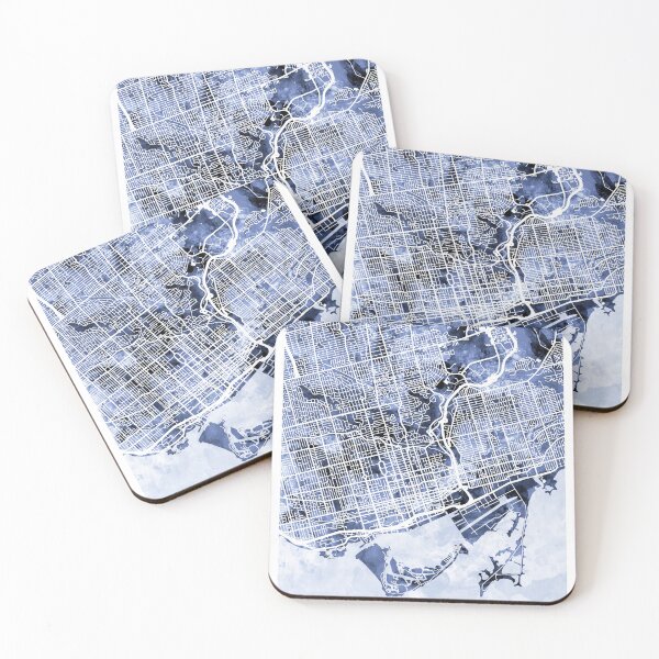 Item preview, Toronto Street Map designed and sold by ArtPrints.