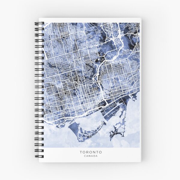 Item preview, Toronto Street Map designed and sold by ArtPrints.