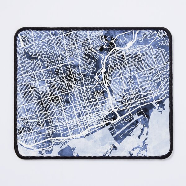 Item preview, Toronto Street Map designed and sold by ArtPrints.
