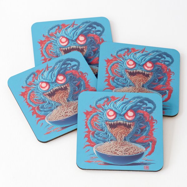Item preview, Blue Monster Ramen designed and sold by mevillaKareen.