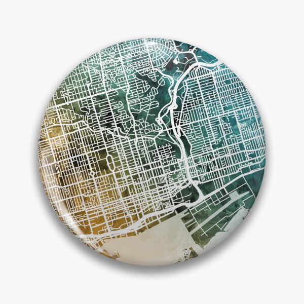 Item preview, Toronto Street Map designed and sold by ArtPrints.