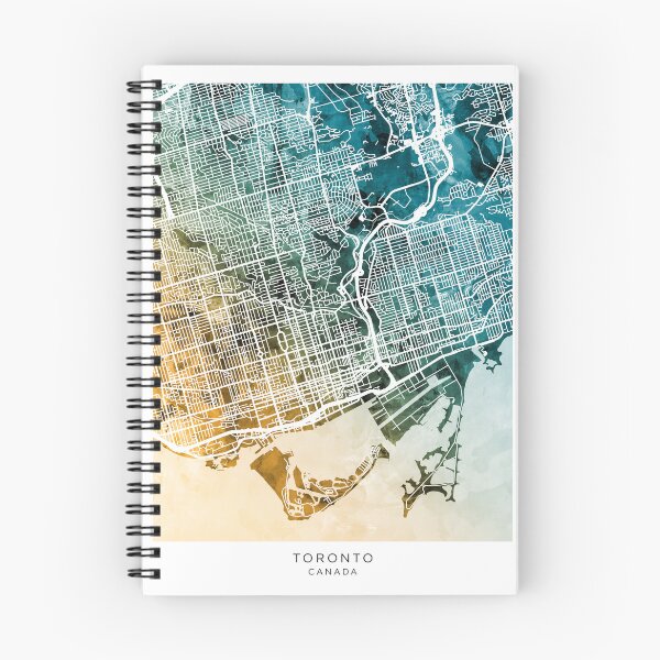 Item preview, Toronto Street Map designed and sold by ArtPrints.