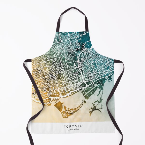 Item preview, Toronto Street Map designed and sold by ArtPrints.