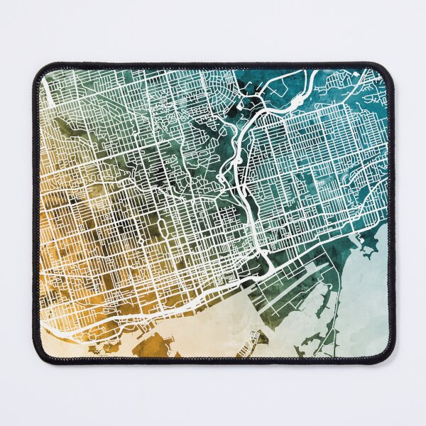 Item preview, Toronto Street Map designed and sold by ArtPrints.