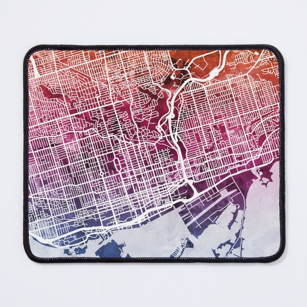 Item preview, Toronto Street Map designed and sold by ArtPrints.