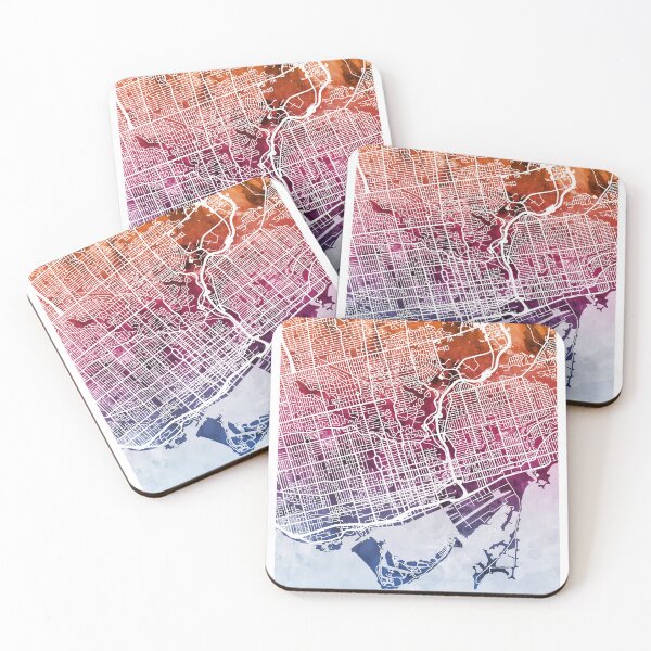Item preview, Toronto Street Map designed and sold by ArtPrints.