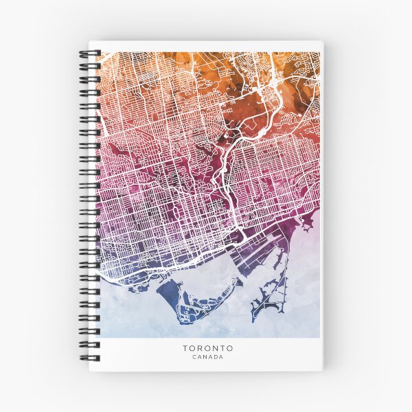 Item preview, Toronto Street Map designed and sold by ArtPrints.