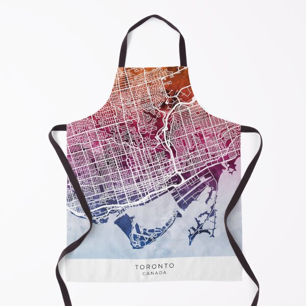 Item preview, Toronto Street Map designed and sold by ArtPrints.