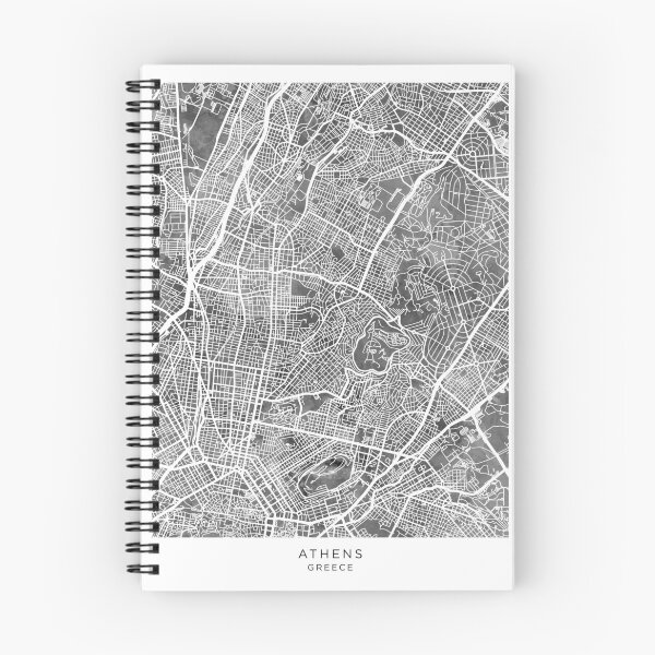 Item preview, Athens Greece City Map designed and sold by ArtPrints.