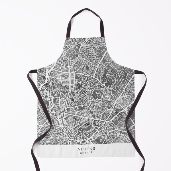 Item preview, Athens Greece City Map designed and sold by ArtPrints.