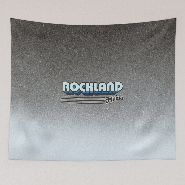 Item preview, Rockland, Maine | Retro Stripes designed and sold by retroready.