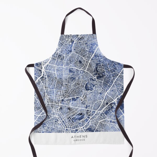 Item preview, Athens Greece City Map designed and sold by ArtPrints.