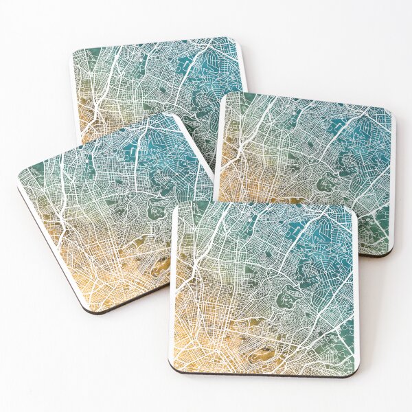 Item preview, Athens Greece City Map designed and sold by ArtPrints.