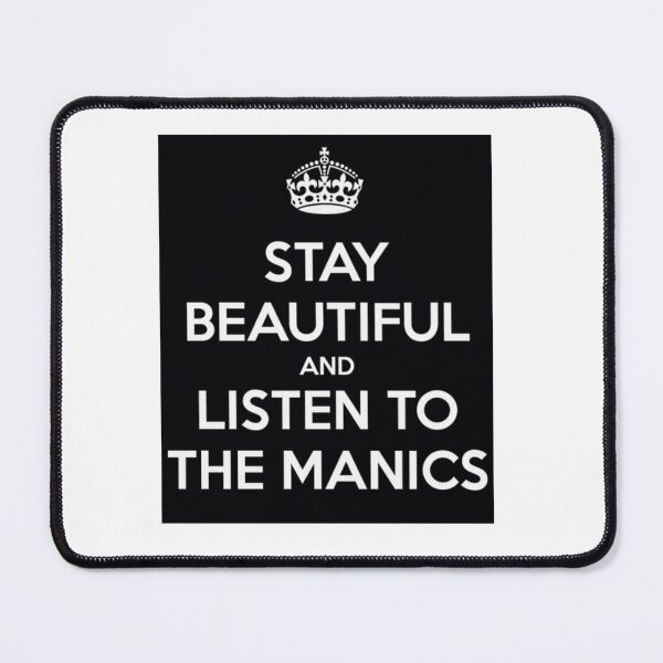 Item preview, Stay Beautiful and listen to the manics designed and sold by MargareteGottli.