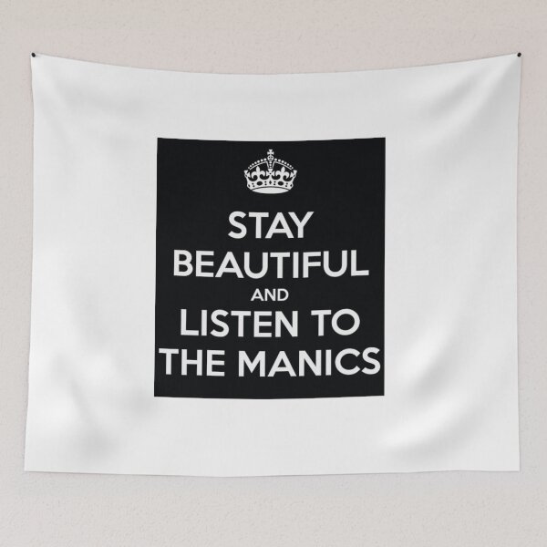 Item preview, Stay Beautiful and listen to the manics designed and sold by MargareteGottli.