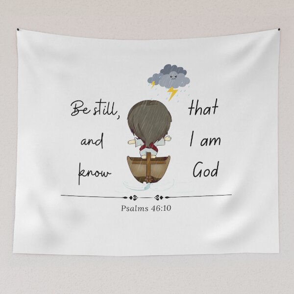 Item preview, Be Still and Know, Psalms 46:10, Scripture designed and sold by InscribedPH.