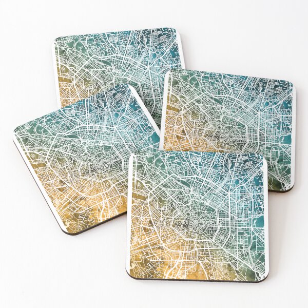 Item preview, Milan Italy City Map designed and sold by ArtPrints.